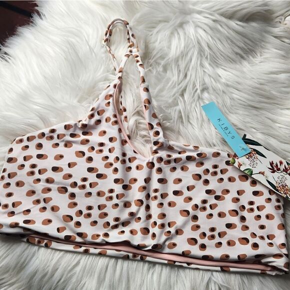 New KIBYS Printed Sunset Dots Aimara Top Large - Picture 6 of 7